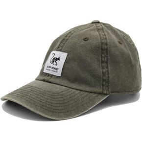 Classic Surf Monkey® Baseball Cap - Unstructured Cotton Dad Cap - Distressed LookClassic Surf Monkey® Baseball Cap