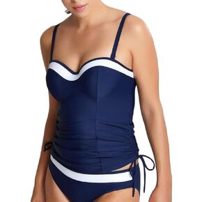 Panache Women's Swim Anya Cruise Bra Sized Molded Bandeau Tankini