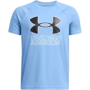 Under Armour Boys' Tech Hybrid Print Short Sleeve T Shirt