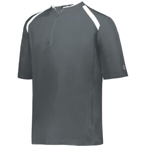 Holloway Boys Clubhouse Short Sleeve Pullover Cage Jacket