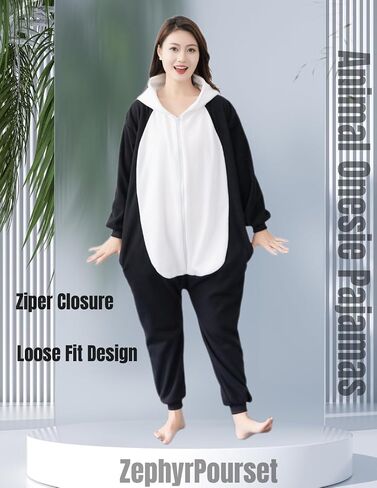 Adult Onesie Pajamas Animal Halloween Cosplay Costume One-piece Sleepwear Homewear in Saudi Arabia