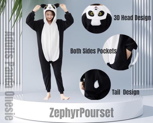 Adult Onesie Pajamas Animal Halloween Cosplay Costume One-piece Sleepwear Homewear in Saudi Arabia