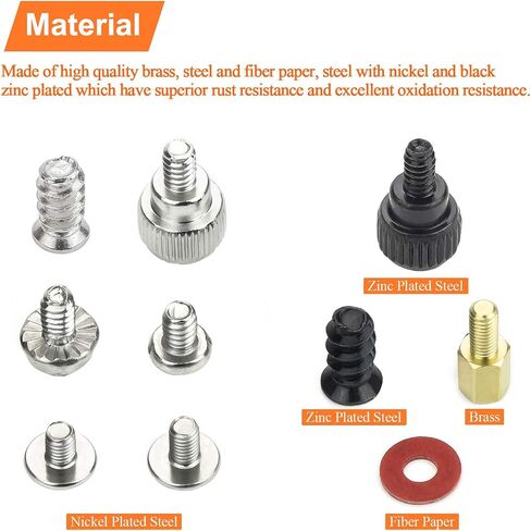 HELIFOUNER 421 Pieces Computer Standoffs Screws Assortment Kit with a Screwdriver in Kuwait