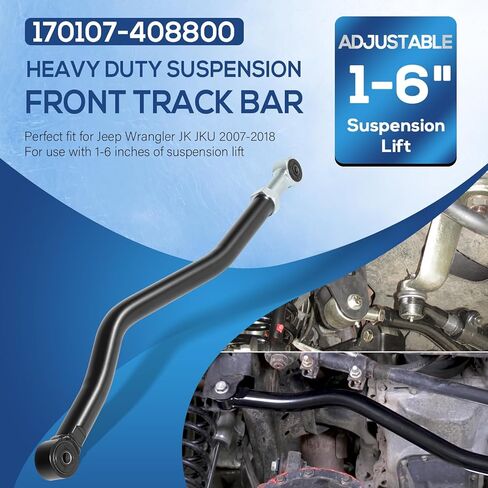 170107-408800 Heavy Duty Suspension Front Adjustable Track Bar 1-6 inch Lift Kit for Jeep Wrangler JK JKU 2007-2018 in Saudi Arabia