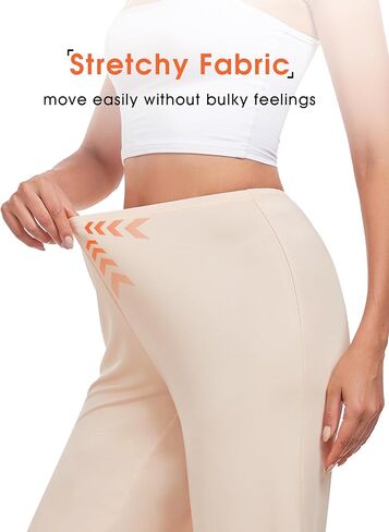 MANCYFIT Culotte Slip for Women Pettipant Half Slip Bloomers Wide Leg Pajama Pants in Saudi Arabia