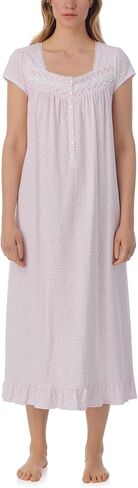 Eileen West Women's Cotton Knit Cap Sleeve Waltz Gown in Saudi Arabia