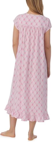 Eileen West Women's Cotton Knit Cap Sleeve Waltz Gown in Saudi Arabia