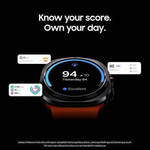 SAMSUNG Galaxy Watch 7 40mm Bluetooth AI Smartwatch + Free SmartTag2 Bundle, Energy Score, Wellness Tips, Heart Rate Tracking, Sleep Monitor, Fitness Tracker, 2024, Green [US Version] in Saudi Arabia
