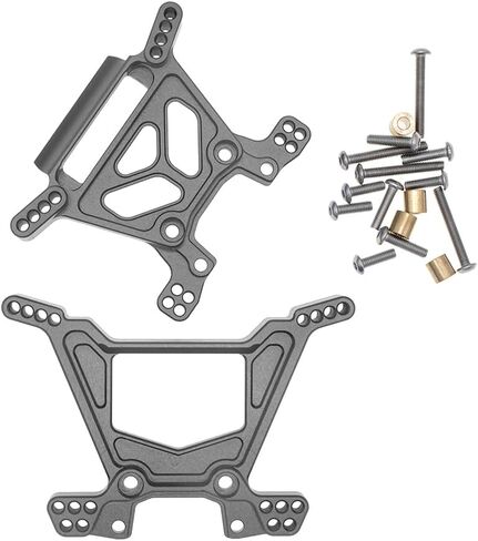 برج الصدمات الأمامي والخلفي من سبيكة CODA RACING RC لسيارة Traxxas 1/10 4WD Rustler 4X4(VXL)، Hoss(VXL)-يستبدل الجزء 6738 6739 in Kuwait