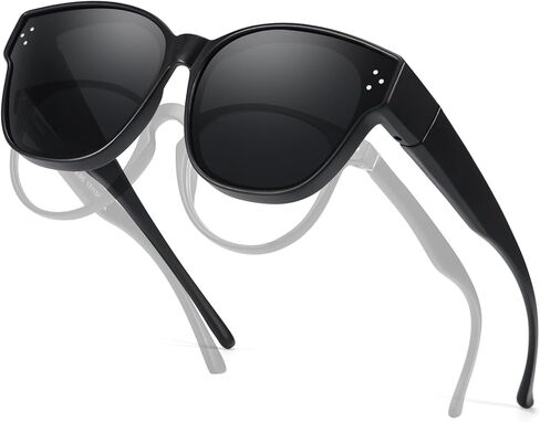 نظارات شمسية مستقطبة للأطفال من LVIOE تناسب أكثر من نظارات طبية للأعمار من 6 إلى 15 عامًا للفتيات والأولاد، ظلال مرنة للحماية من الأشعة فوق البنفسجية LS8152-3 in Kuwait