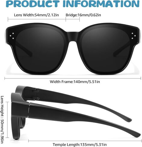 نظارات شمسية مستقطبة للأطفال من LVIOE تناسب أكثر من نظارات طبية للأعمار من 6 إلى 15 عامًا للفتيات والأولاد، ظلال مرنة للحماية من الأشعة فوق البنفسجية LS8152-3 in Kuwait