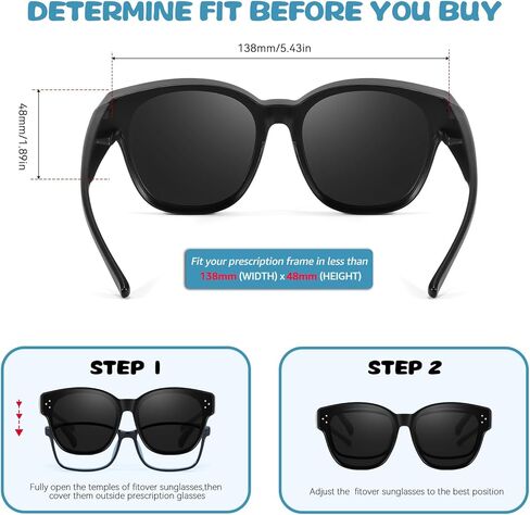 نظارات شمسية مستقطبة للأطفال من LVIOE تناسب أكثر من نظارات طبية للأعمار من 6 إلى 15 عامًا للفتيات والأولاد، ظلال مرنة للحماية من الأشعة فوق البنفسجية LS8152-3 in Kuwait