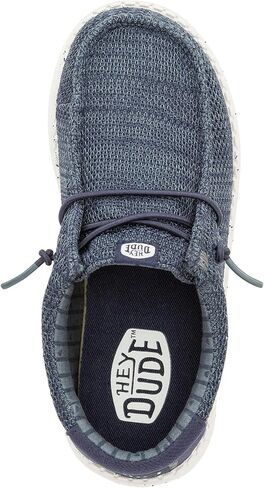 حذاء بدون كعب من Hey Dude Boy's Wally Stretch Sox (الطفل الكبير الصغير). in Kuwait
