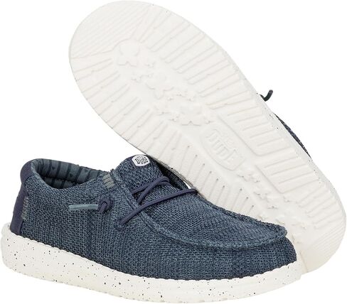 حذاء بدون كعب من Hey Dude Boy's Wally Stretch Sox (الطفل الكبير الصغير). in Kuwait