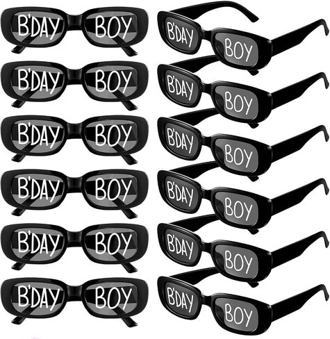 12 Pairs Birthday Glasses Birthday Sunglasses Funny Photo Props Sunglasses Birthday Novelty Sunglasses for Birthday in Kuwait