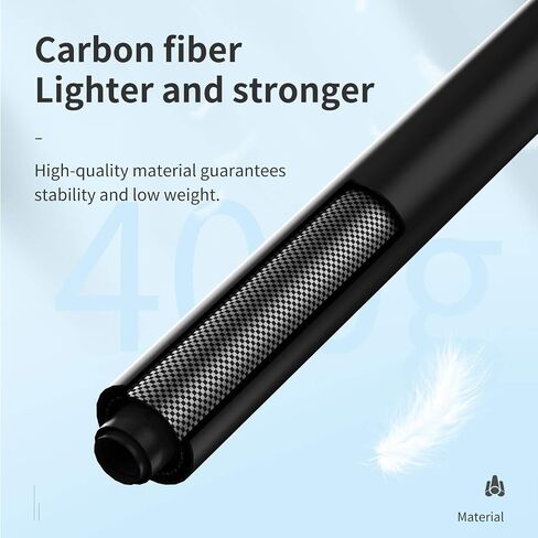 Long Selfie Stick Pole (106"), TELESIN G2 Extension Carbon Fiber Waterproof Dive Monopod for GoPro Max Go Pro Hero 12 11 10 9 8 7, Insta360 X2 X3 GO 3, DJI Action 3 4 Bike Motorcycle Accessories in Kuwait