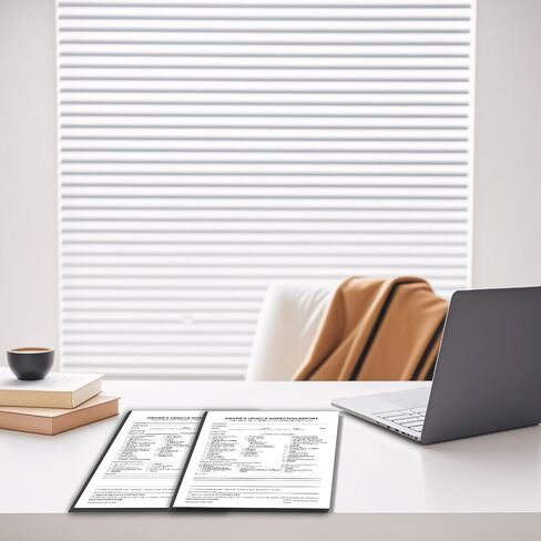 6 Pack Detailed Driver's Vehicle Inspection Report Book/Forms - 2 Part Carbonless 5.5" x 8.5" -Daily Pre Trip Inspection Reports - 50 Sets of Forms Per DVIR Book - Suitable for Drivers and Truckers in Saudi Arabia