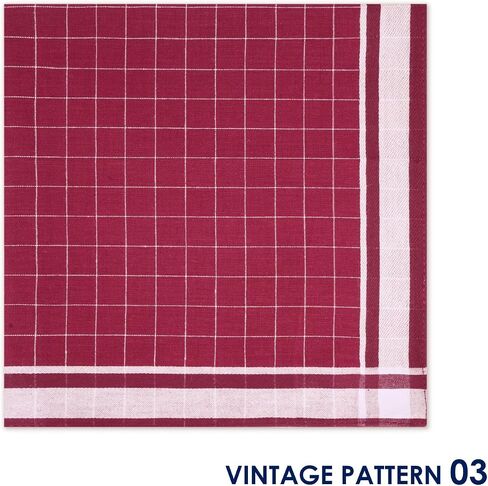 Zenssia Pure Cotton Men's Soft Handkerchiefs Assorted Color Pack of 6 Gift Set in Kuwait