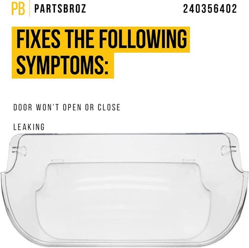 PartsBroz 240356402 Refrigerator Upper Door Bin Shelf Replacement FFSS2615TS0 FGHS2631PF4A FFSS2625TS0 LFSS2612TE0 LFSS2612TF0 FFSS2615TE0 FFSS2615TS5 LGHX2636TFB FGSS2635TF1 LGHX2636TF0 LFSS2612TF2 in Saudi Arabia
