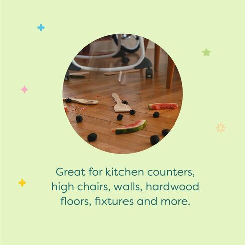 Babyganics مناديل سطحية لجميع الأغراض، خالية من العطور، 75 قطعة (عبوة من 2)، نباتية وغير كاشطة، خالية من الأمونيا، بدون مبيضات in Kuwait