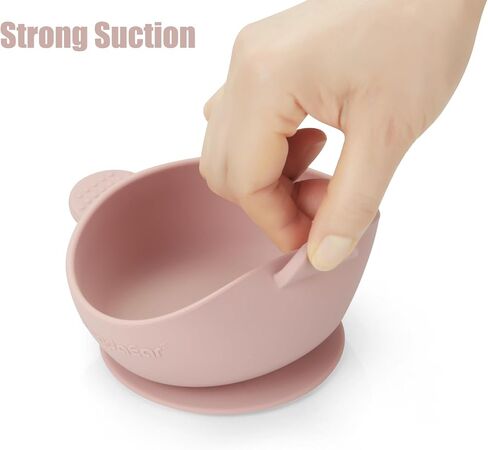 PandaEar 3 Pack Baby Bowls with Suction| Stay Put Silicone Food Bowl for Babies Kids Toddlers Infants| Food Grade Soft Safe BPA-Free Silicone (Multi-Color) in Saudi Arabia
