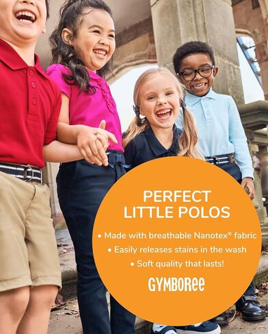 Gymboree Boys' and Toddler Long Sleeve Polo Shirt in Kuwait