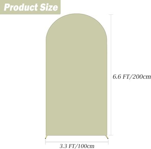 غطاء خلفية قوس الزفاف من KJEC، غطاء قوس ملائم من الألياف اللدنة بطول 5 أقدام، غطاء خلفية كيارا مستدير، أغطية حامل القوس لحفلات الزفاف، عيد الميلاد، المأدبة، حمام الطفل (5 × 2.1 قدم، وردي) in Kuwait