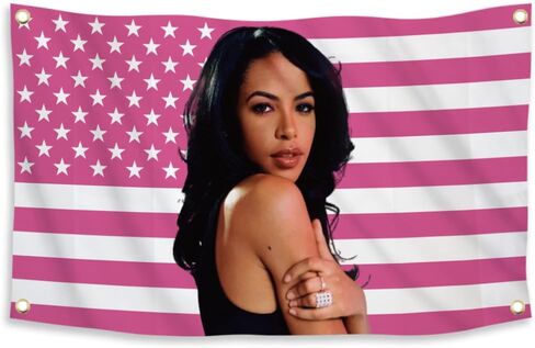 SkvLF Aaliyah قماش مزخرف جداري ديكور معلق على الحائط نسيج المغني لغرفة النوم وغرفة المعيشة والنوم 3x5 قدم in Kuwait