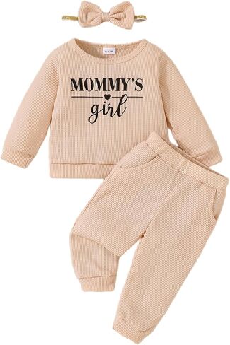 Toddler Girl Clothes Infant Girl Sweatsuit Baby Pant Set Outfits Fall Winter Clothing Little Clothes for Girl in Saudi Arabia