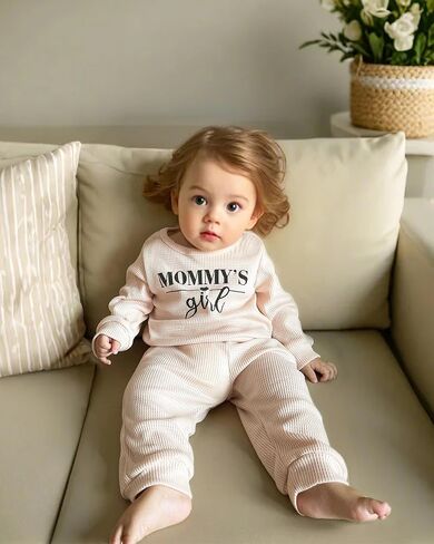 Toddler Girl Clothes Infant Girl Sweatsuit Baby Pant Set Outfits Fall Winter Clothing Little Clothes for Girl in Saudi Arabia