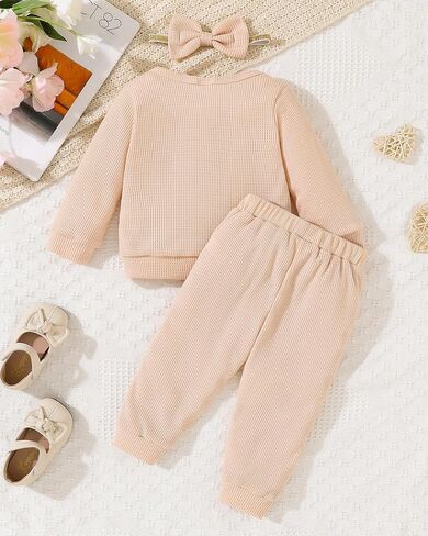 Toddler Girl Clothes Infant Girl Sweatsuit Baby Pant Set Outfits Fall Winter Clothing Little Clothes for Girl in Saudi Arabia