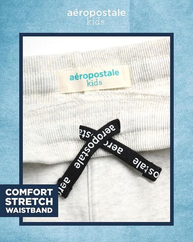 AEROPOSTALE Boys' Sweatsuit Set - 3 Piece Fleece Zip Hoodie Sweatshirt, Cargo Jogger Sweatpants, and T-Shirt (4-16) in Saudi Arabia