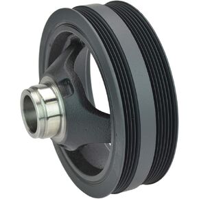 TRQ Harmonic Balancer Crank Pulley Compatible with Chevy GMC Truck Van Tahoe 4.8 6.2 5.3