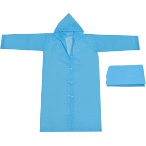 PATIKIL Rain Ponchos for Adults, Lightweight EVA Rain Coat Waterproof Rain Jackets