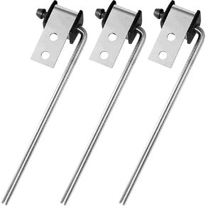 Stainless Steel Exhaust Hanger Rod Weld On Heavy Duty Exhaust Bracket Hanger Exhaust System Hanger 3/8" Rod 9.5" Long, Pack of 3