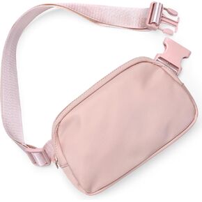 حقيبة حزام Fanny Pack: حقيبة كروس للنساء في كل مكان، حقائب خصر عصرية مع حزام قابل للتعديل، حقيبة خفيفة الوزن للجري والمشي لمسافات طويلة والسفر والتمارين in Kuwait