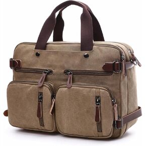 Saddhu Laptop Tote Bag for Women Men 3 in 1 Convertible Messenger Briefcase Shoulder Handbag for Work Bussiness