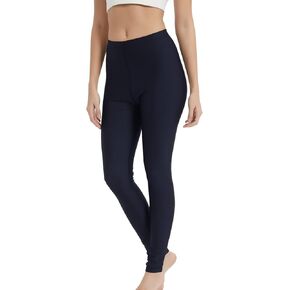 Womens Swim Pants Long Surf Water Swimming Leggings Sun Protection UV Leggings Rash Guard Swim Tights Fast Dry