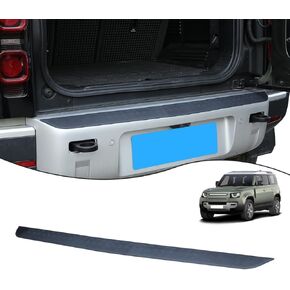 for Land Rover Defender 90 110 2020-2024 Car Styling ABS Black Car Rear Bumper Plate Cover Trim Stickers for Defender Auto Accessories (ABS Black)