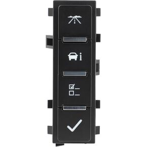 CCIYU Front Left Driver Information Center Switch Compatible for Chevrolet Tahoe 2007-2013,for GMC Yukon for GMC Yukon XL 1500/2500 2007-2013 | Replaces 15947841