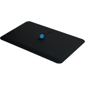 POUT F1 Anti-Fatigue Standing Desk Mat with Rolling Massage Ball - for Office, Kitchen, Garage and Laundry - 20" x 39" Size 3/4" Thick - Durable Stain Resistant - Non-Slip Bottom -