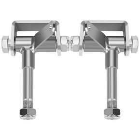 Upgrade Go Kart Steering Spindle Bracket Set 5/8" Axle 3-3/4" Long for Predator 212cc 196cc 420cc 301cc 6.5hp 13hp Yerf-Dog Manco Azusa Right Left Replacement Heavy Duty Go Kart Parts 2PCS