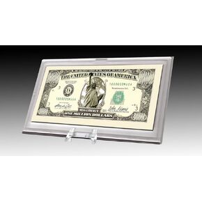 Million Dollar Bill Desktop Collectible - Comes in Currency Stand - Beautiful Best Quality Office Desk Top Accessory Gift - Toy, Prank, Gag Gift