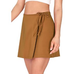 ODODOS Wrap Skorts for Women Built-in Shorts High Waist Tennis Skirts with Pockets for Casual Athletic Golf