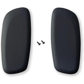 Haworth Soji Office Chair Replacement Arm Caps, 2 Pack, Black