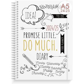 Doodle Academic Planner 2024-2025 | July 2024 - August 2025 | Weekly & Monthly Planner | Space for Creativity & Coloring | Planner stickers included | 120gsm paper