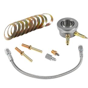 Replace for 82876 T-5 Stock Clutch Hydraulic Throwout Bearing & Hose Kit Fits for GM-Style Borg-Warner T-5 transmissions
