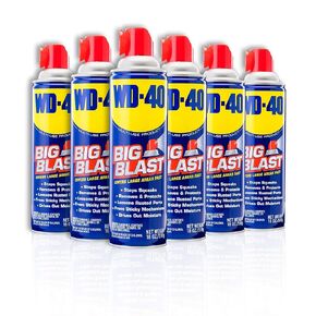 WD-40 Original Formula, Multi-Use Product with Big-Blast Spray, 18 OZ [6-Pack]