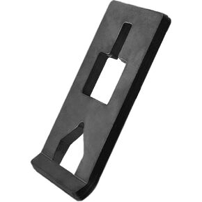 Heavy-Duty Steel T-Post Puller Plate - 12 mm Quick Remove T-Posts from Ground Garden Tractor Bucket, Handyman Jack or S Hook, Use Different Gauges of Chain