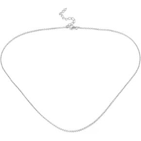 Santuzza 925 Sterling Silver Adjustable Chain Necklace